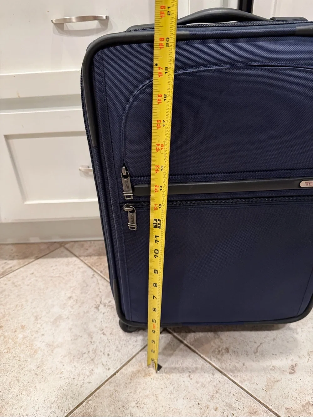 Tumi Navy Softside Carry-On Spinner